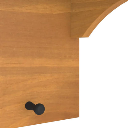 Wandgarderobe SANDNES 43x30x42 cm Massivholz Kiefer