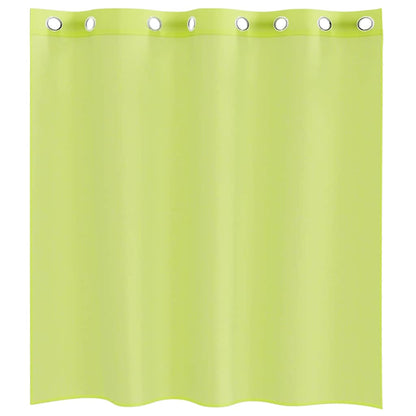 Voile Vorhänge mit Ösen 2 Stk. Apfelgrün 140x140 cm