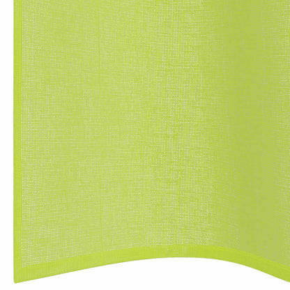 Voile Vorhänge mit Ösen 2 Stk. Apfelgrün 140x300 cm
