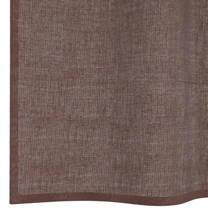 Voile Vorhänge mit Ösen 2 Stk. Braun 140x300 cm