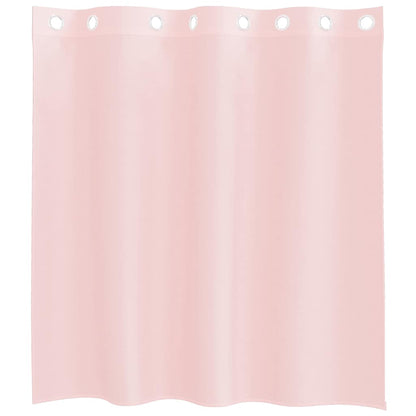 Voile Vorhänge mit Ösen 2 Stk. Hellrosa 140x140 cm