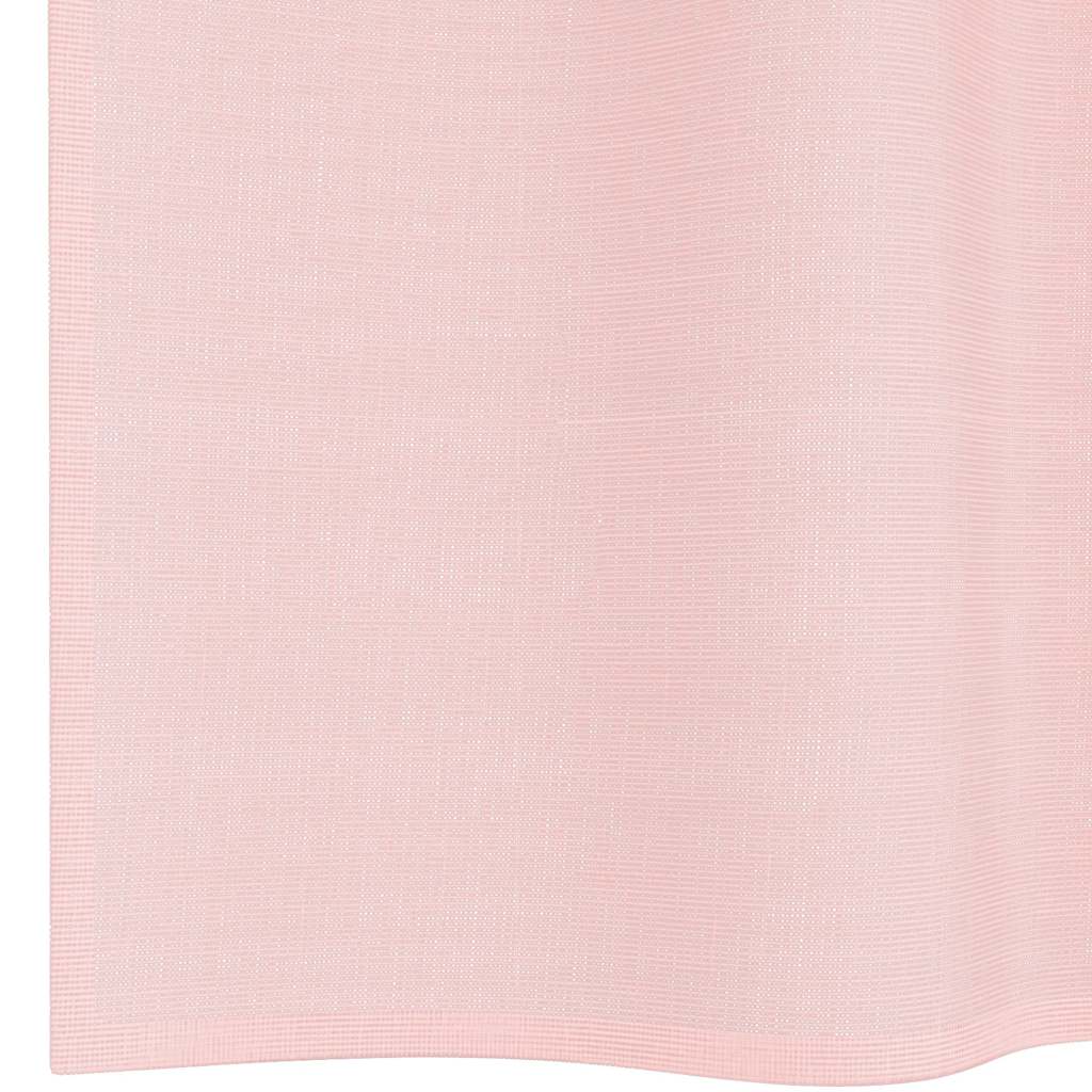 Voile Vorhänge mit Ösen 2 Stk. Hellrosa 140x140 cm