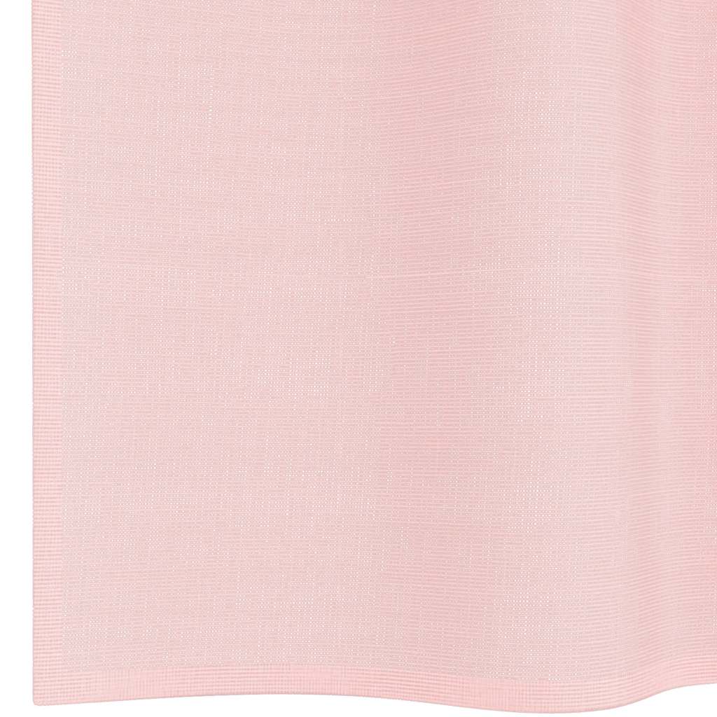Voile Vorhänge mit Ösen 2 Stk. Hellrosa 140x300 cm