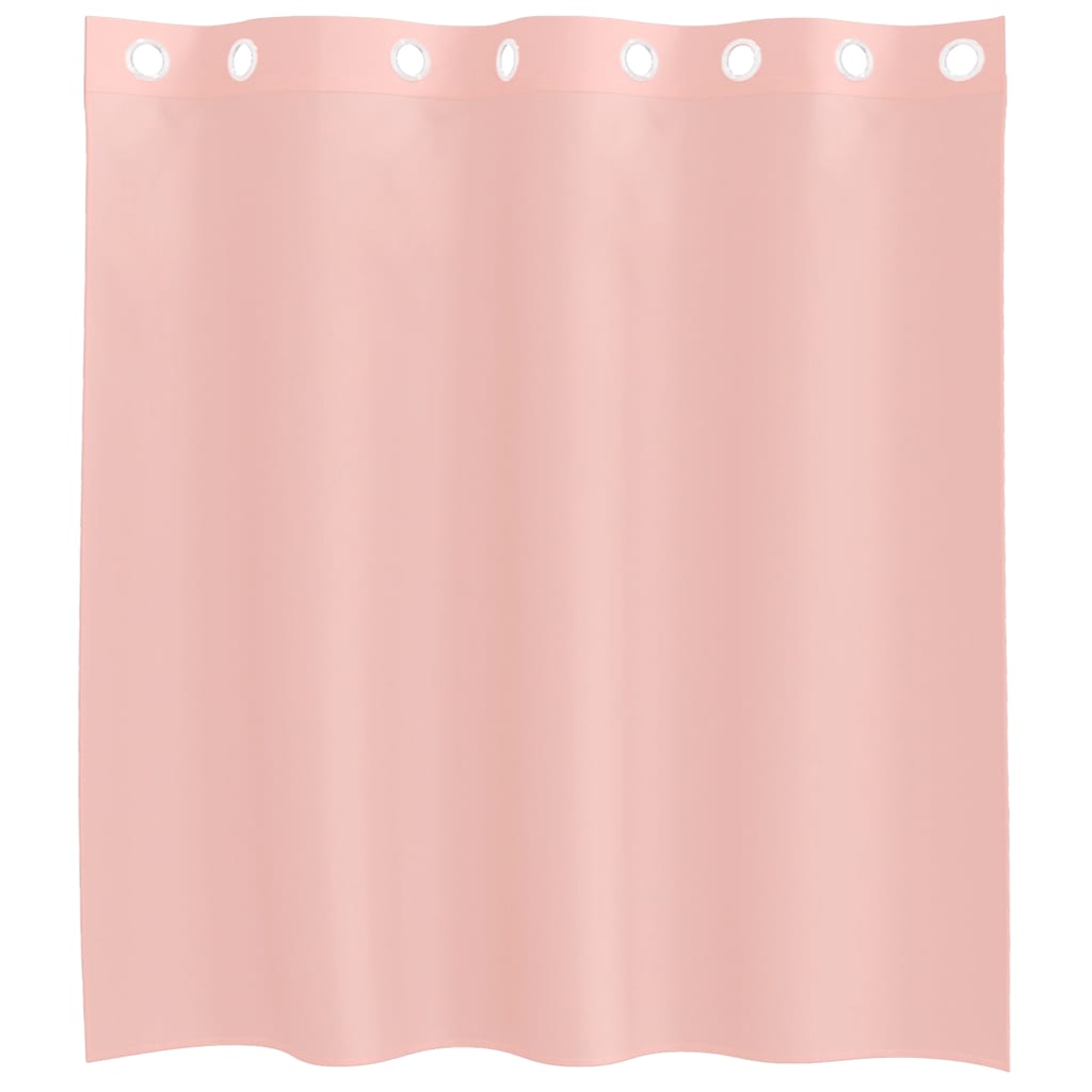 Voile Vorhänge mit Ösen 2 Stk. Rosa 140x140 cm