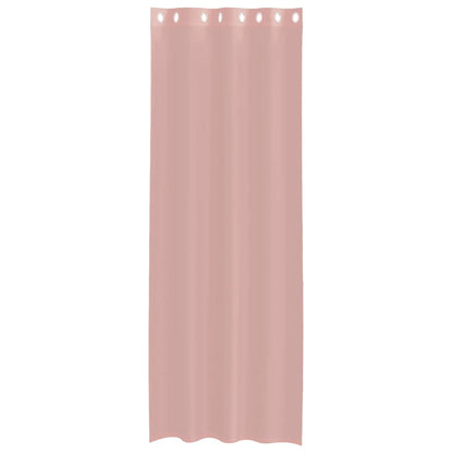 Voile Vorhänge mit Ösen 2 Stk. Rosa 140x260 cm