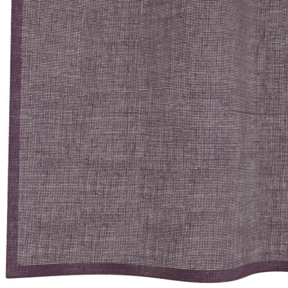 Voile Vorhänge mit Ösen 2 Stk. Lila 140x140 cm