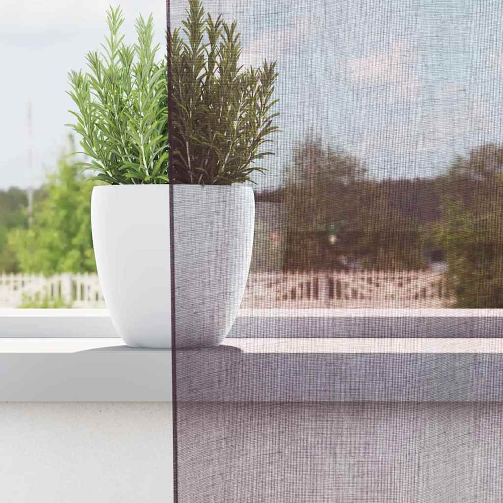 Voile Vorhänge mit Ösen 2 Stk. Lila 140x225 cm
