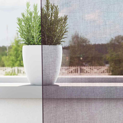 Voile Vorhänge mit Ösen 2 Stk. Lila 140x225 cm