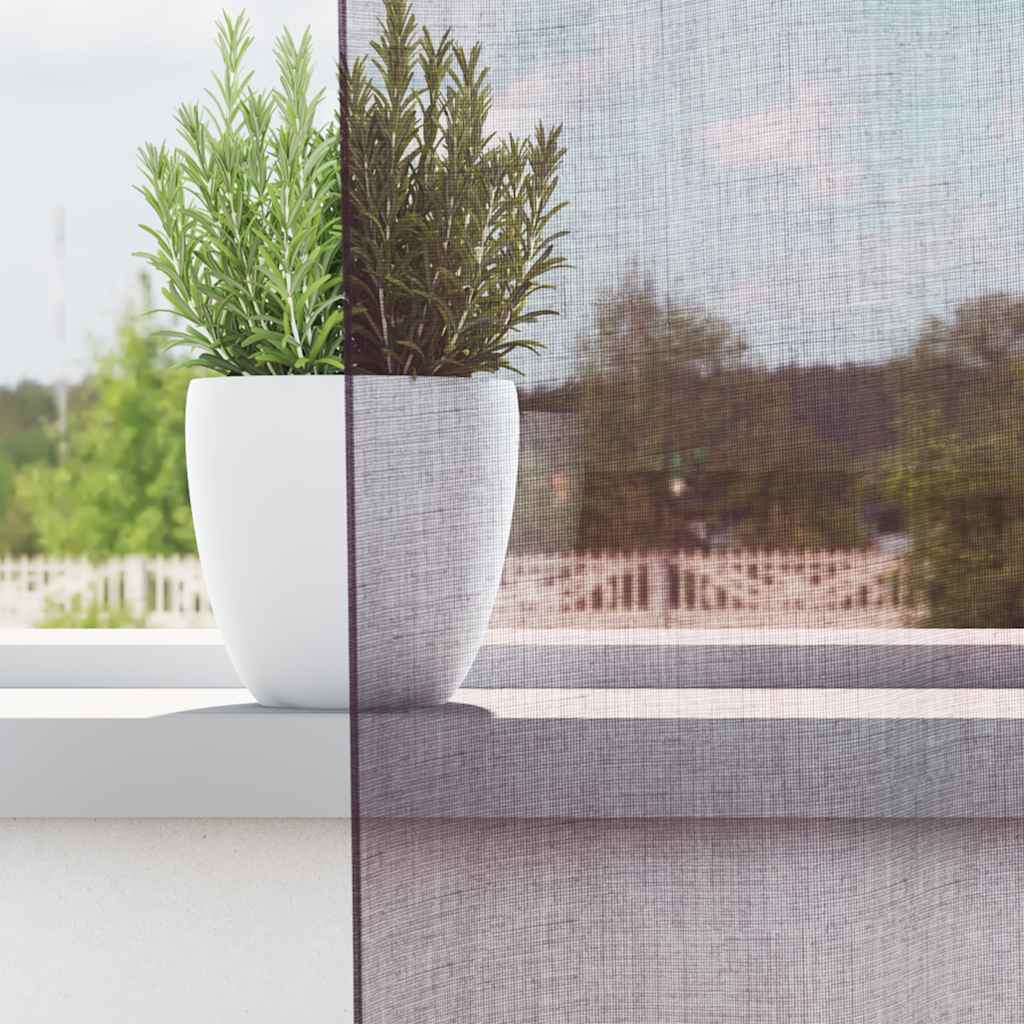 Voile Vorhänge mit Ösen 2 Stk. Lila 140x300 cm