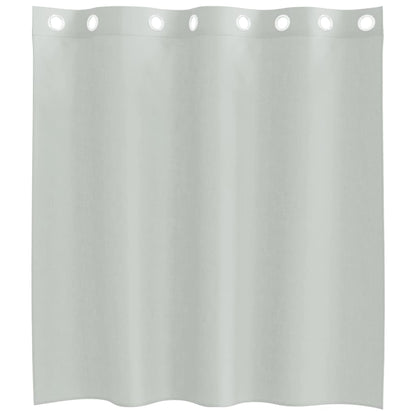 Voile Vorhänge mit Ösen 2 Stk. Hellgrau 140x140 cm