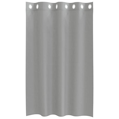 Voile Vorhänge mit Ösen 2 Stk. Hellgrau 140x175 cm