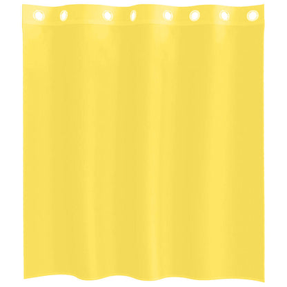 Voile Vorhänge mit Ösen 2 Stk. Gelb