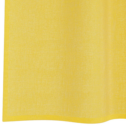 Voile Vorhänge mit Ösen 2 Stk. Gelb