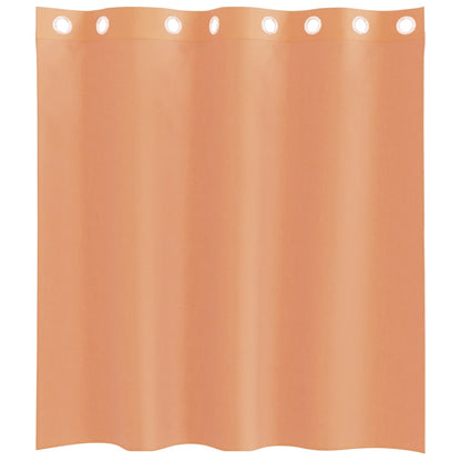 Voile Vorhänge mit Ösen 2 Stk. Terrakotta