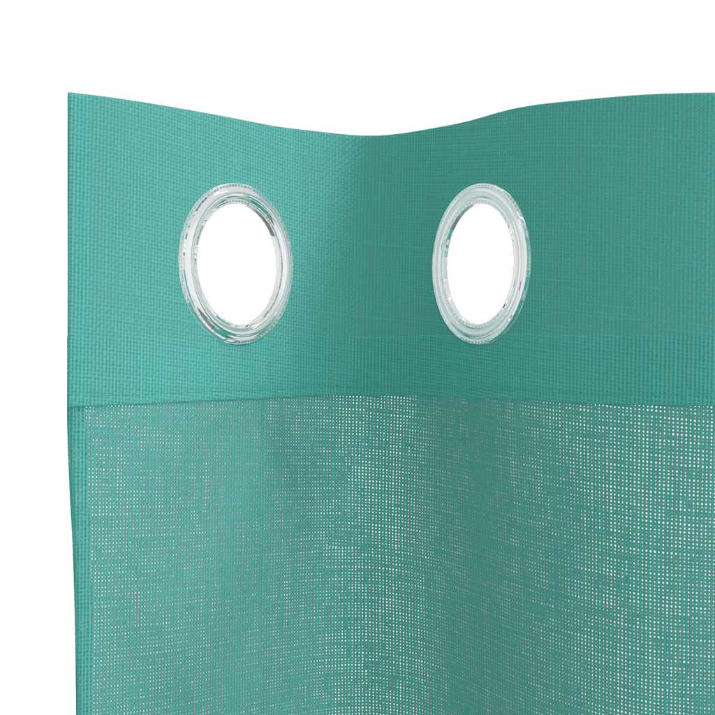 Voile Vorhänge mit Ösen 2 Stk. Türkis