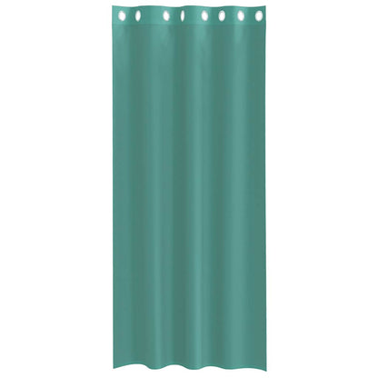 Voile Vorhänge mit Ösen 2 Stk. Türkis