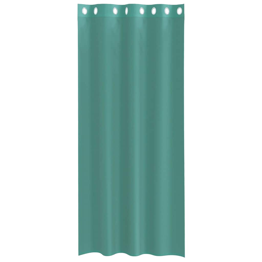 Voile Vorhänge mit Ösen 2 Stk. Türkis