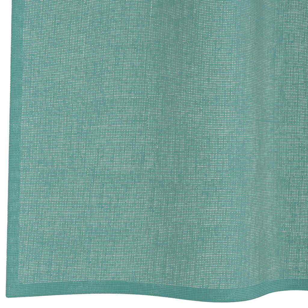 Voile Vorhänge mit Ösen 2 Stk. Türkis
