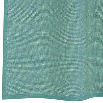 Voile Vorhänge mit Ösen 2 Stk. Türkis