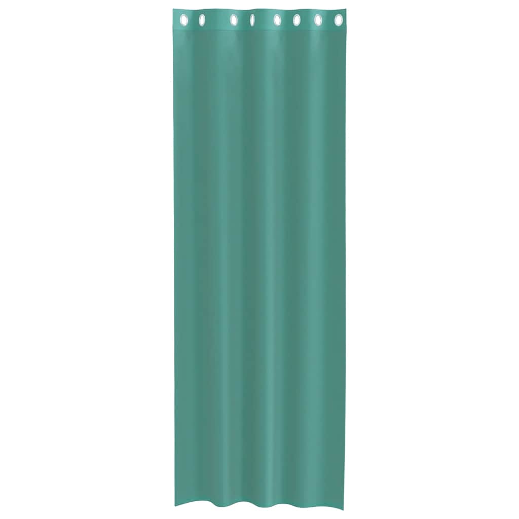 Voile Vorhänge mit Ösen 2 Stk. Türkis