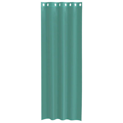 Voile Vorhänge mit Ösen 2 Stk. Türkis