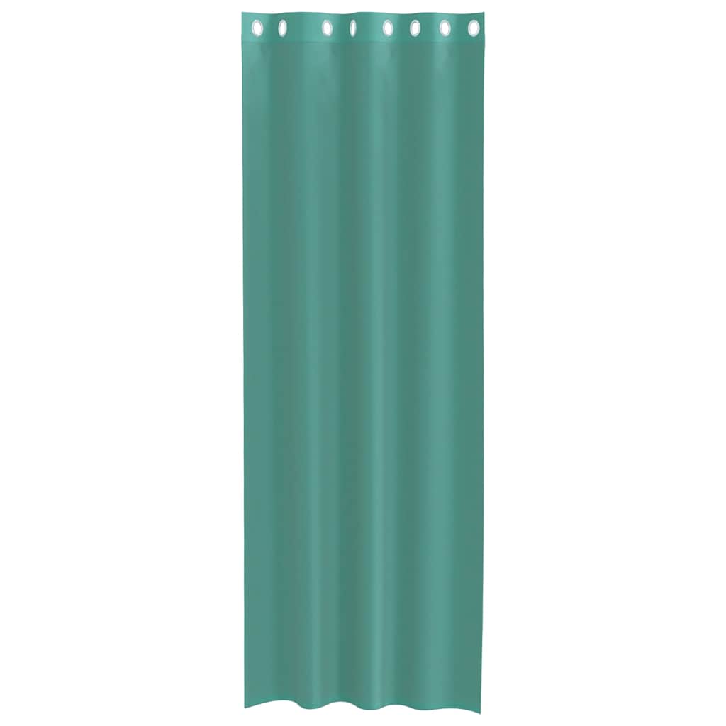 Voile Vorhänge mit Ösen 2 Stk. Türkis