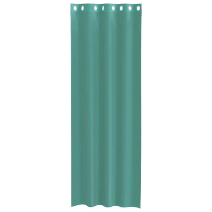 Voile Vorhänge mit Ösen 2 Stk. Türkis