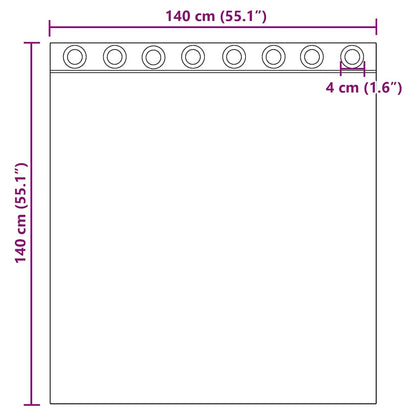 Voile Vorhänge mit Ösen 2 Stk. Weiß