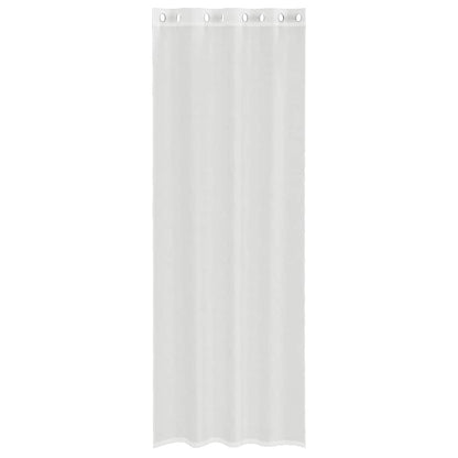 Voile Vorhänge mit Ösen 2 Stk. Weiß
