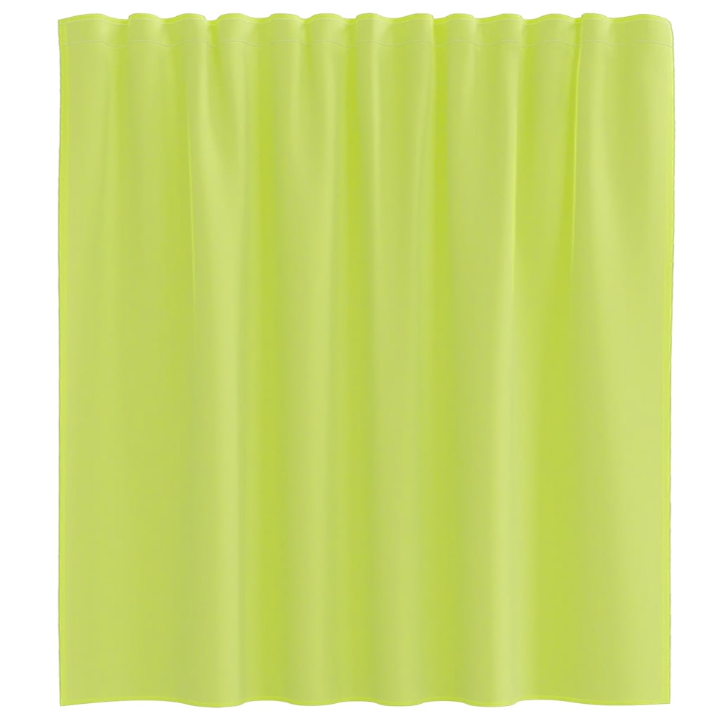 Voile Vorhänge mit Stangentaschen 2 Stk. Apfelgrün