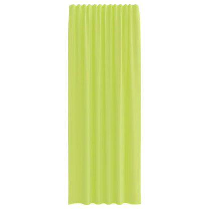 Voile Vorhänge mit Stangentaschen 2 Stk. Apfelgrün