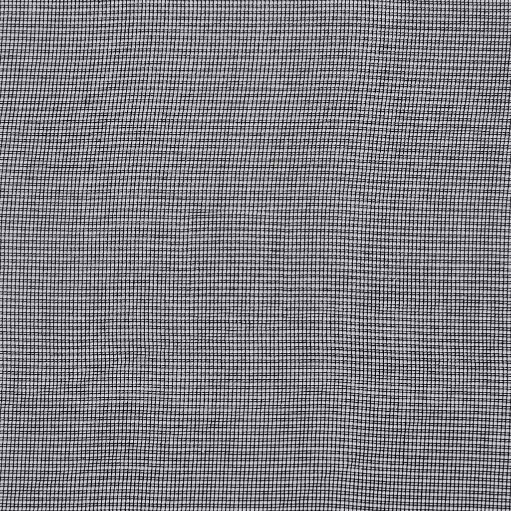 Voile Vorhänge mit Stangentaschen 2 Stk. Schwarz
