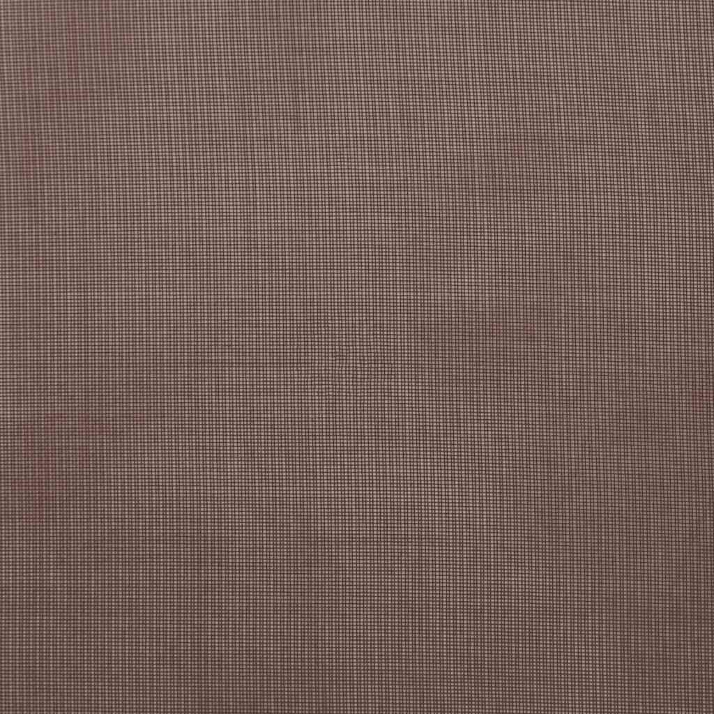 Voile Vorhänge mit Stangentaschen 2 Stk. Braun
