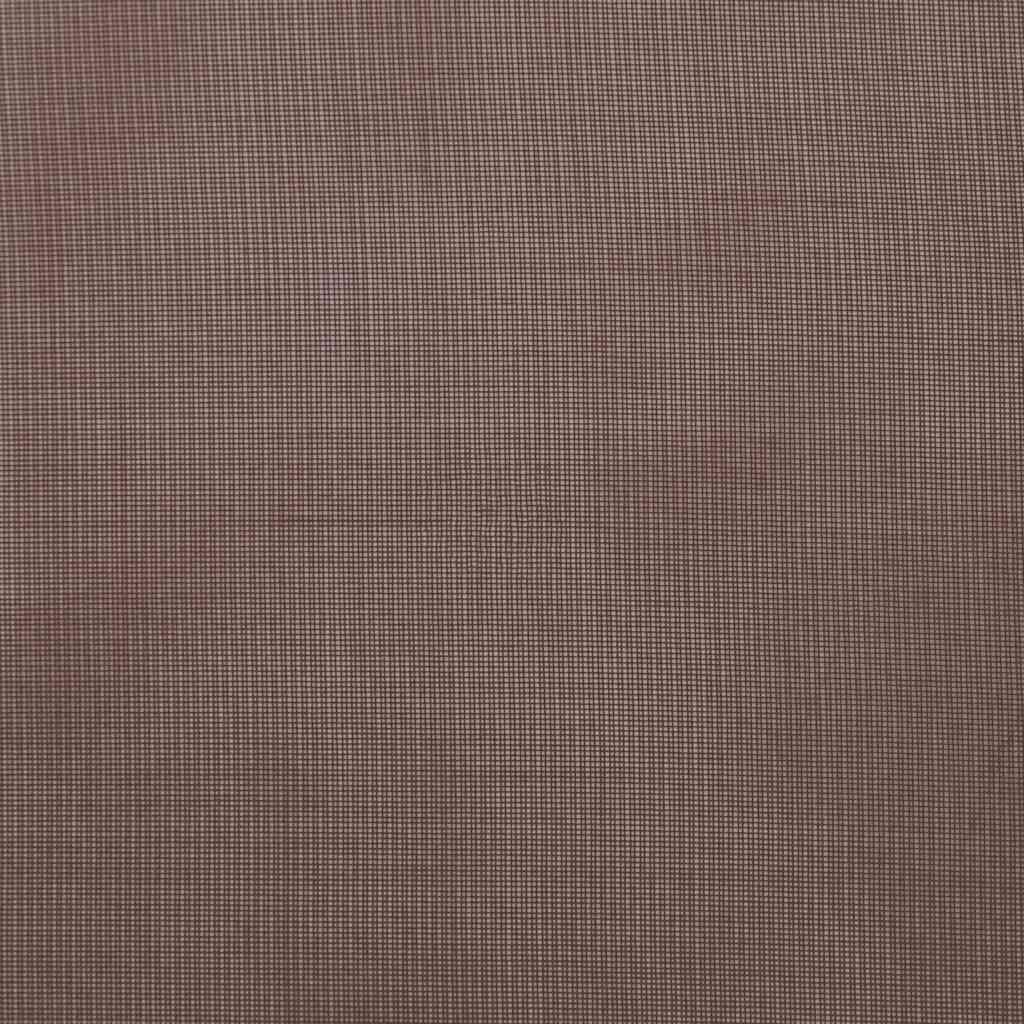 Voile Vorhänge mit Stangentaschen 2 Stk. Braun