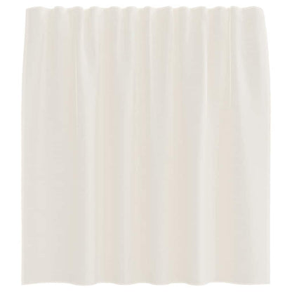 Voile Vorhänge mit Stangentaschen 2 Stk. Creme