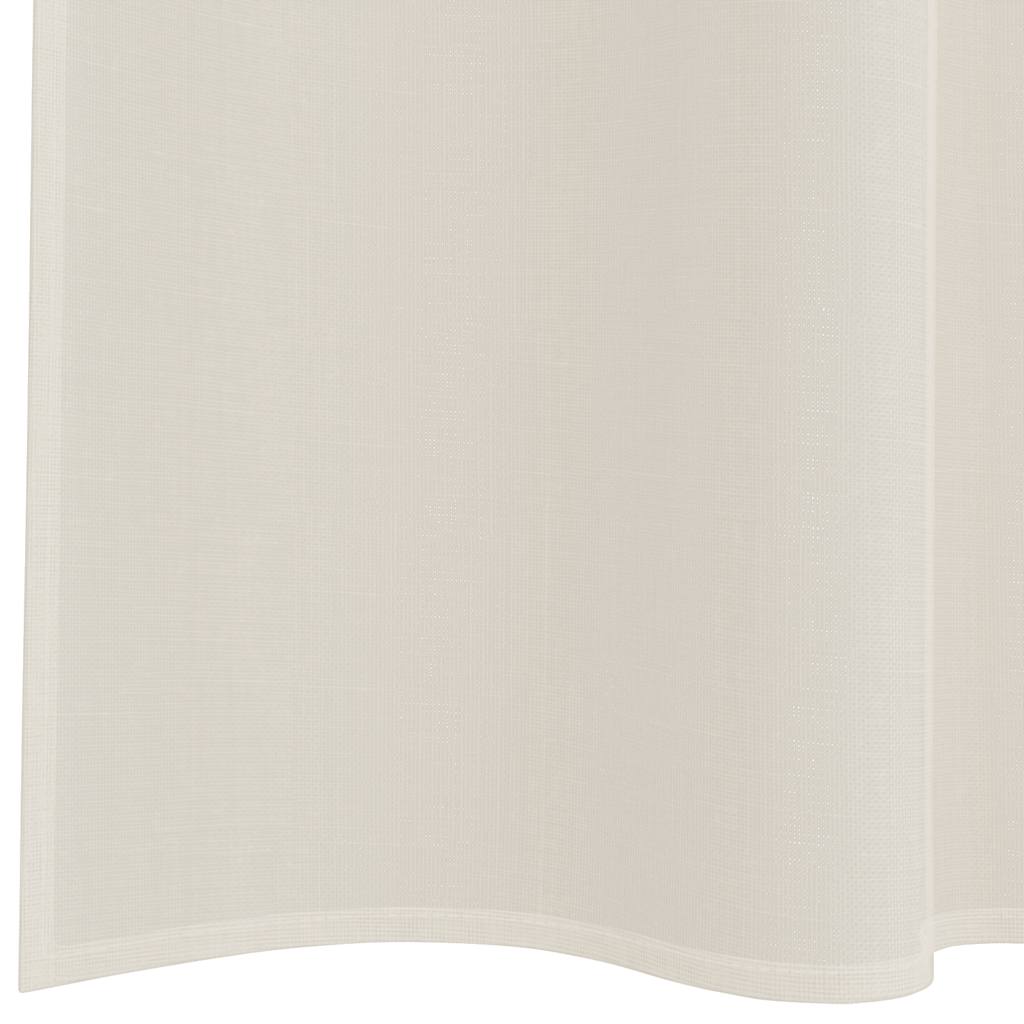 Voile Vorhänge mit Stangentaschen 2 Stk. Creme