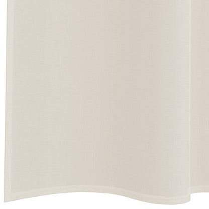 Voile Vorhänge mit Stangentaschen 2 Stk. Creme