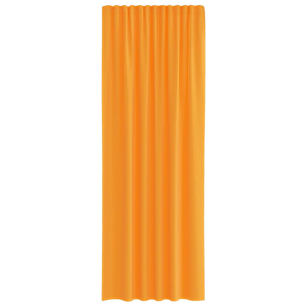 Voile Vorhänge mit Stangentaschen 2 Stk. Orange