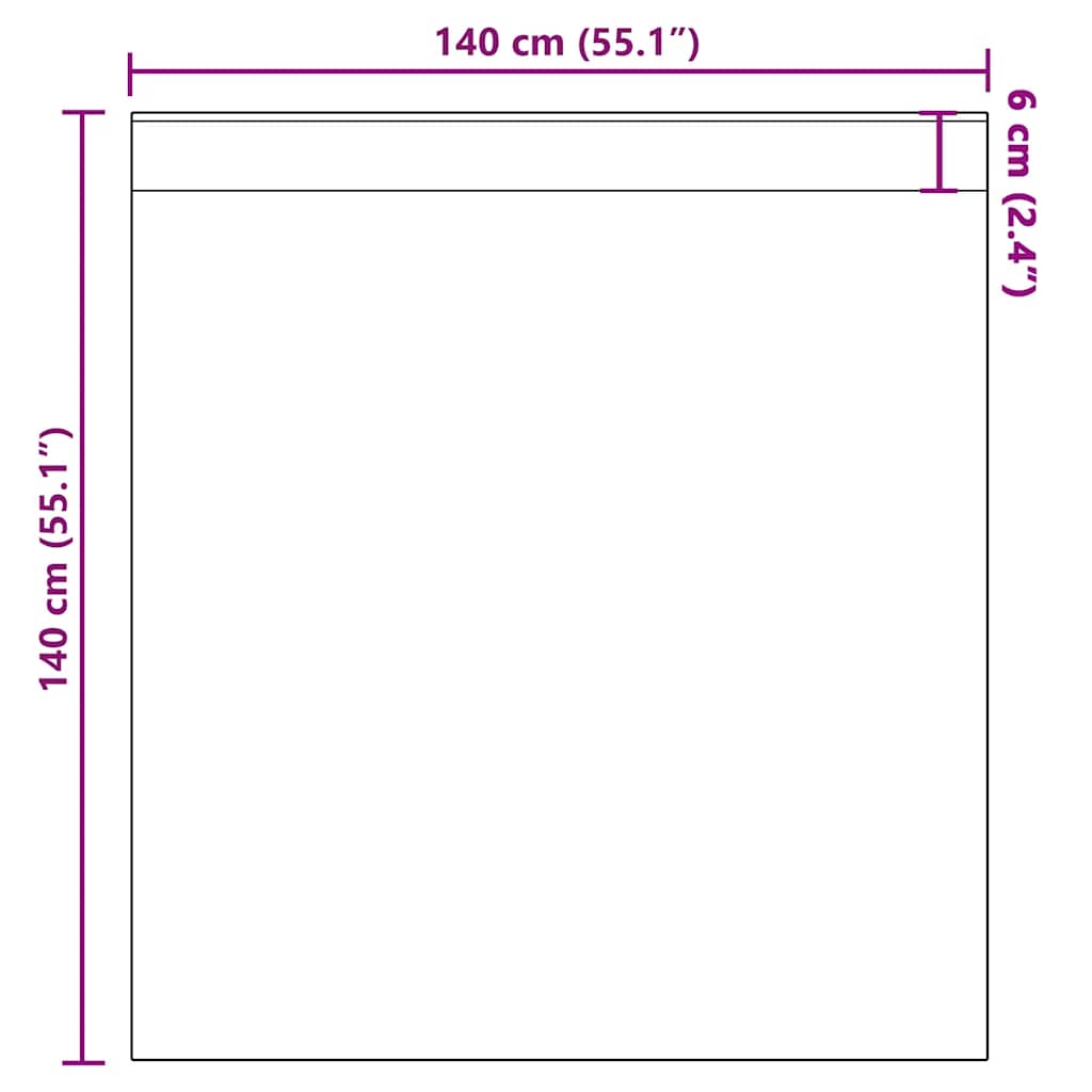Voile Vorhänge mit Stangentaschen 2 Stk. Rosa