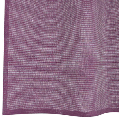 Voile Vorhänge mit Stangentaschen 2 Stk. Lila