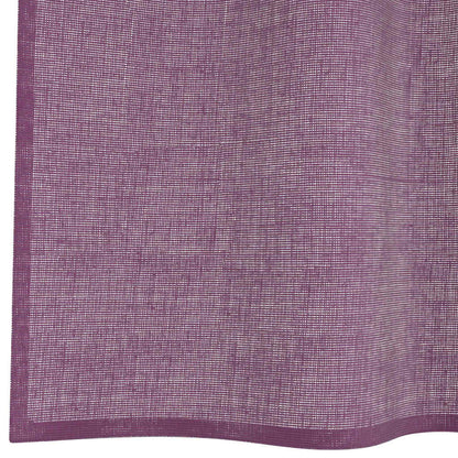 Voile Vorhänge mit Stangentaschen 2 Stk. Lila