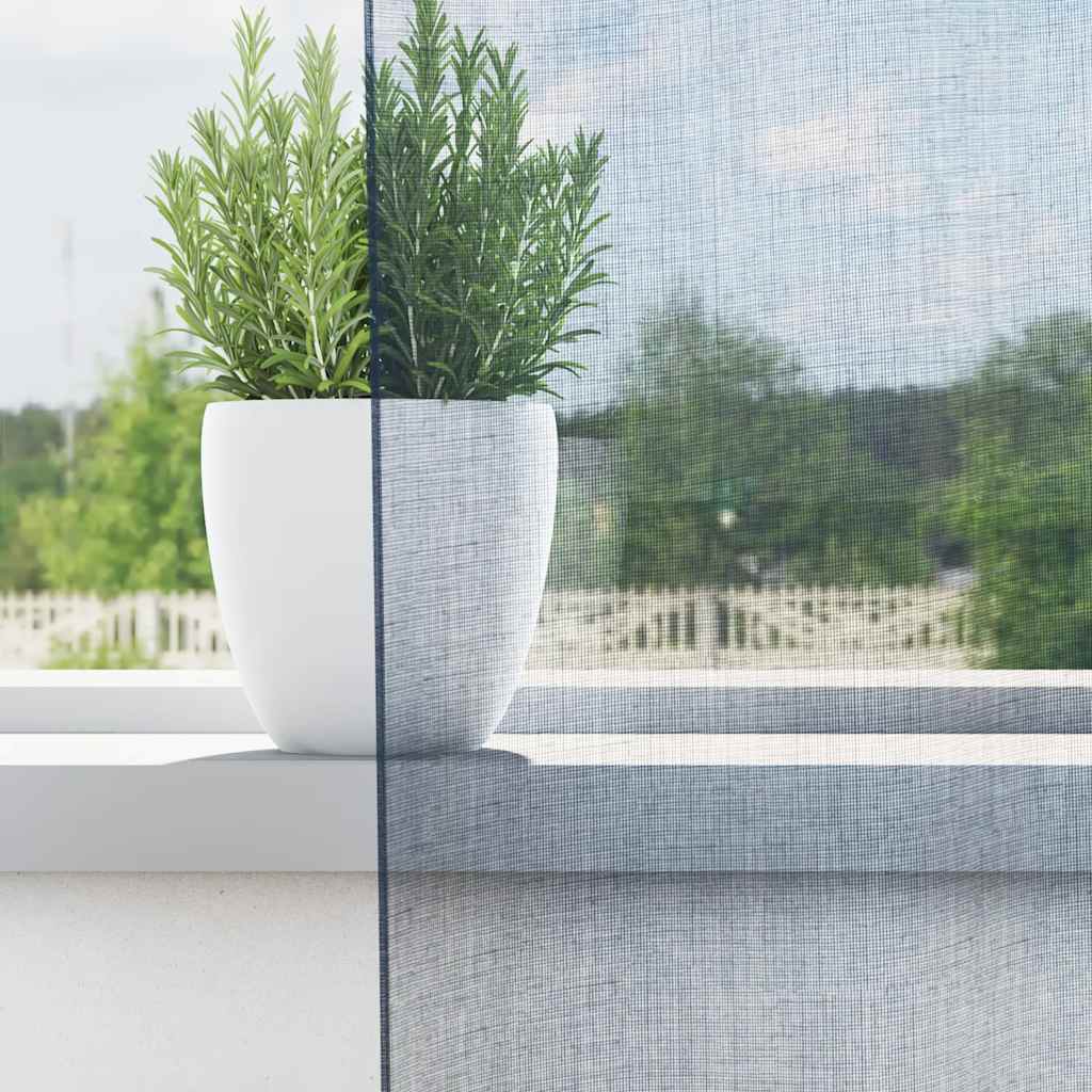 Voile Vorhänge mit Stangentaschen 2 Stk. Königsblau