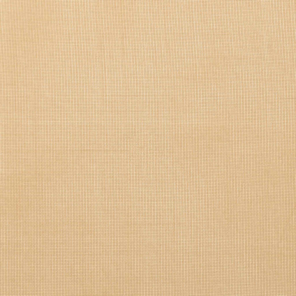 Voile Vorhänge mit Stangentaschen 2 Stk. Sandfarbe