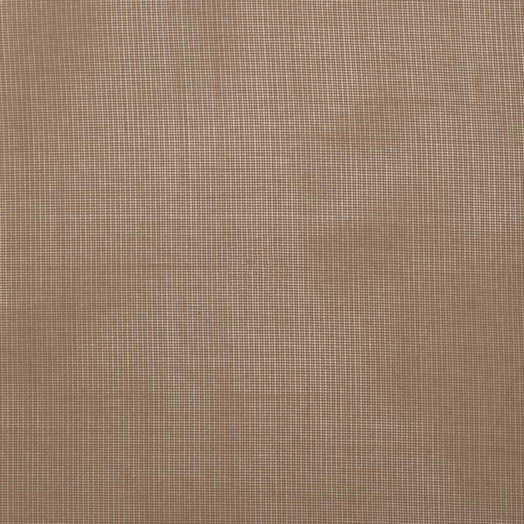 Voile Vorhänge mit Stangentaschen 2 Stk. Hellbraun
