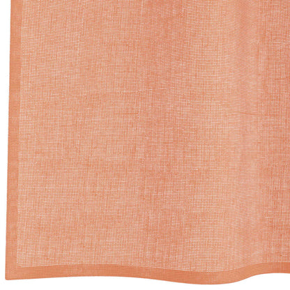 Voile Vorhänge mit Stangentaschen 2 Stk. Terrakotta