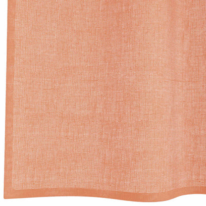 Voile Vorhänge mit Stangentaschen 2 Stk. Terrakotta