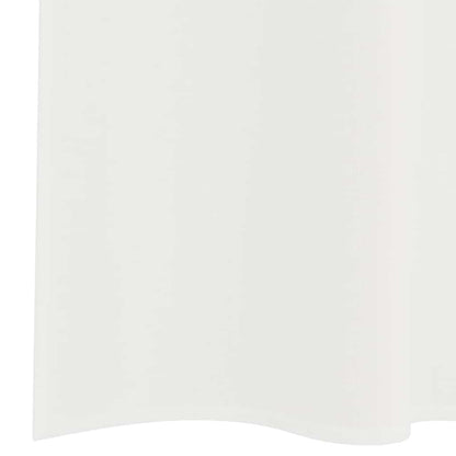 Voile Vorhänge mit Stangentaschen 2 Stk. Weiß