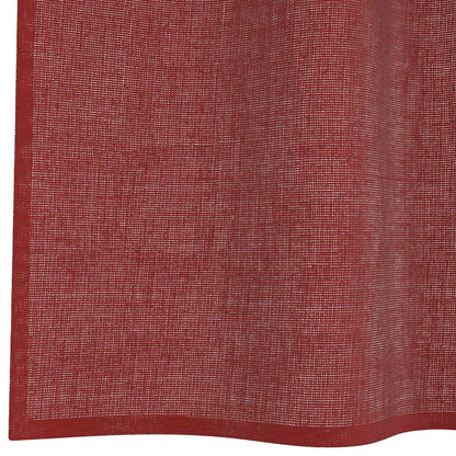 Voile Vorhänge mit Stangentaschen 2 Stk. Weinrot