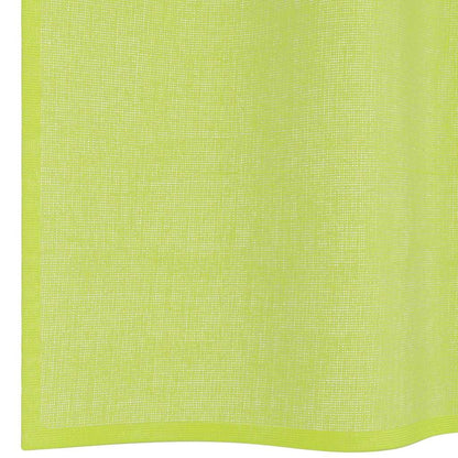 Voile Vorhänge mit Lasche 2 Stk. Apfelgrün