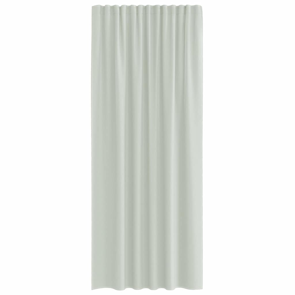 Voile Vorhänge mit Lasche 2 Stk. Apfelgrün